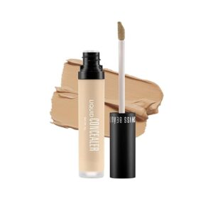 Swiss Beauty Liquid Light Weight Concealer With Full Coverage |Easily Blendable Concealer For Face Makeup With Matte Finish | Shade- Light - Moyen, 6g